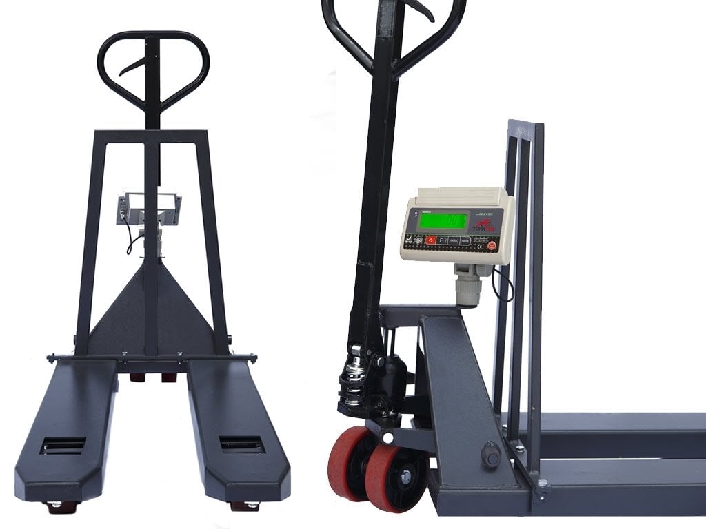 Transpalet Baskül Yük Dayama Siperli Şarjlı 2000 kg