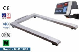 Palet Tipi U Baskül 110x80 3000 Kg