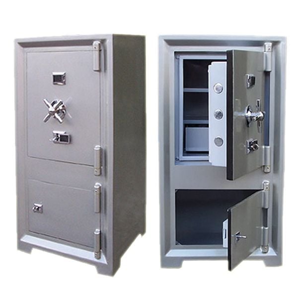 Çelik Para Kasası 85 Cm 145 Kg Gizli Bölmeli Kademeli Kilit