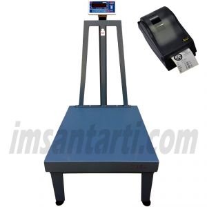 Elektronik Ayaklı Yazıcılı Baskül 80x90 cm - 600 kg