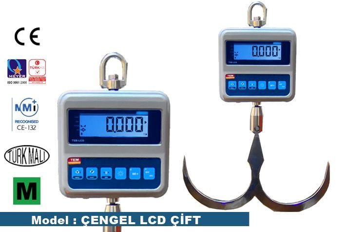 500 KG Çift Kancalı Kasap Kantarı