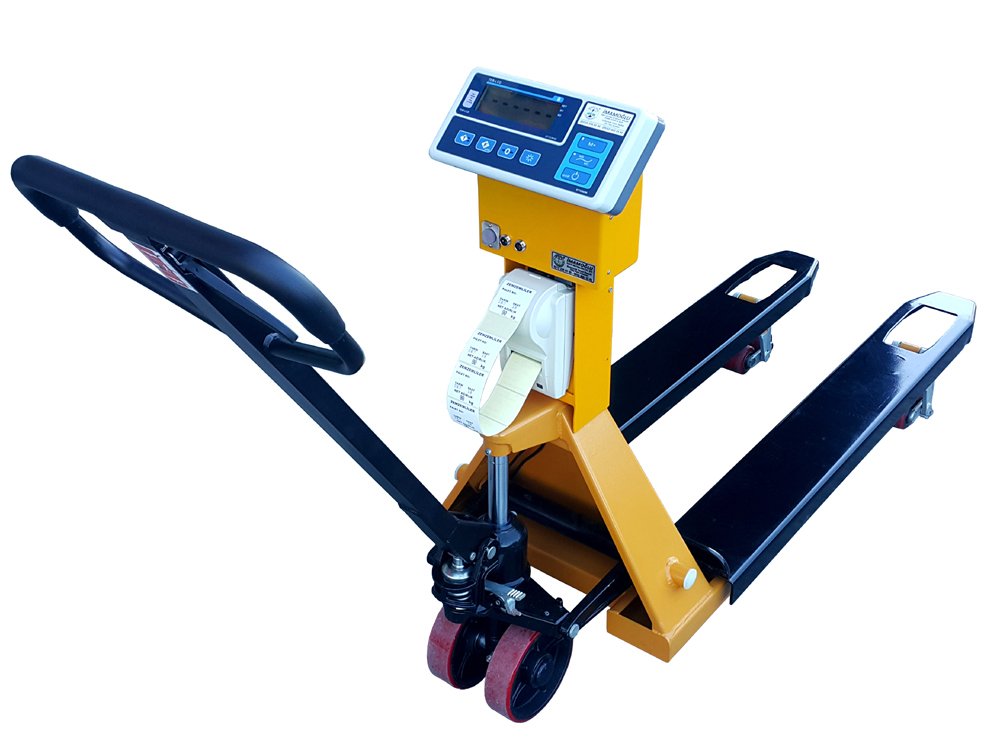 Tem Etiket Yazıcılı Transpalet Baskül 2 Ton