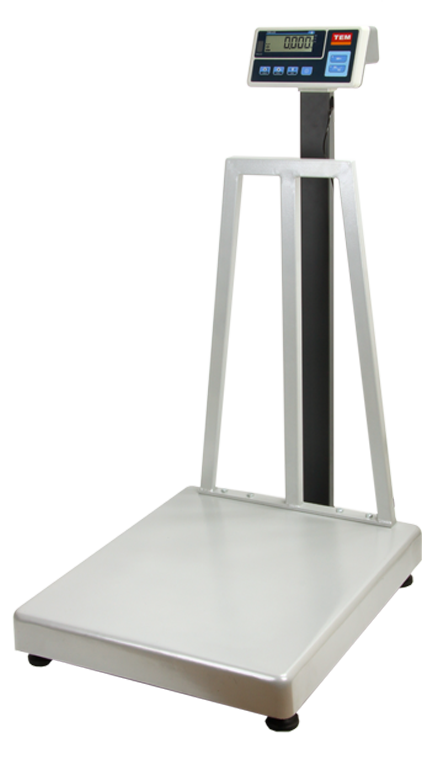 Tem Elektronik Baskül Şarjlı 70x80 cm - 600 kg