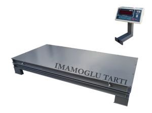 Ağır Hizmet Baskülü Çift Şaseli 100x200 cm 6 Ton