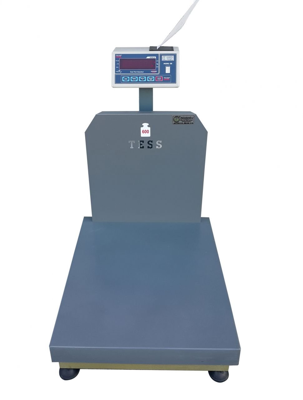 Tess Elektronik Yazıcılı Baskül 80x90 cm - 600 kg