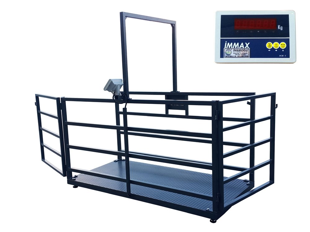 Canlı Hayvan Baskülü Eko Model 2X1 CM 3 Ton