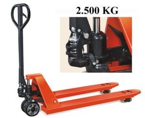 Transpalet 2,5 Ton Şişe Pompa Naylon Teker