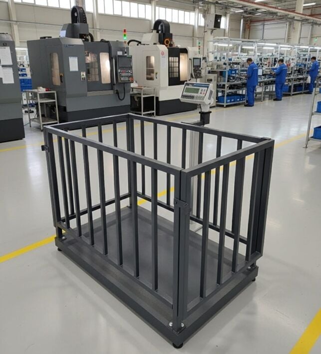 Küçükbaş Hayvan Baskülü 4 Hücreli 70x100 Cm - 600 Kg