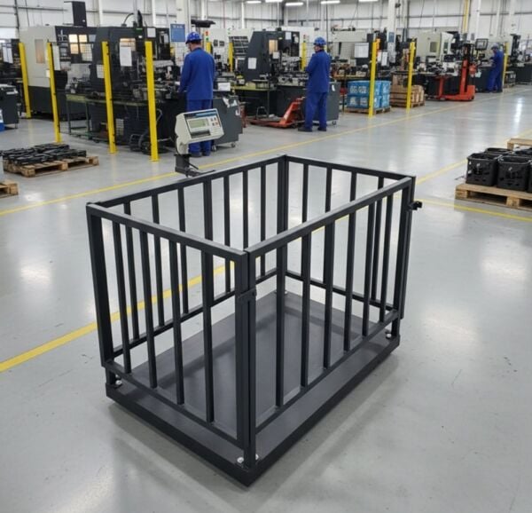 Küçükbaş Hayvan Baskülü 4 Hücreli 70x100 Cm - 600 Kg