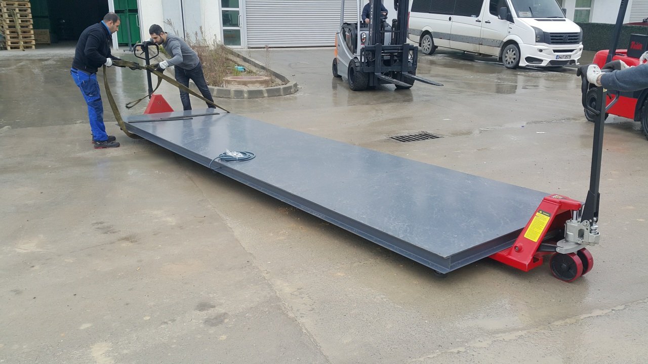 Düz Platform Baskül 10 Ton 150x500 Cm Özel Üretim