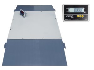 İmmax Etiket Yazıcılı Rampalı Ağır Hizmet Kantarı 3 Ton  150x150 Cm Özel Üretim