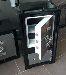 Çelik Para Kasası 85 Cm 125 Kg Gizli Bölmeli Kademeli Kilit