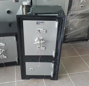 Çelik Para Kasası 85 Cm 125 Kg Gizli Bölmeli Kademeli Kilit