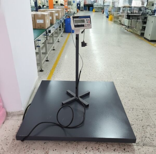 İmmax Düz Platform Baskül 120x120 cm 2 ton Şarjlı