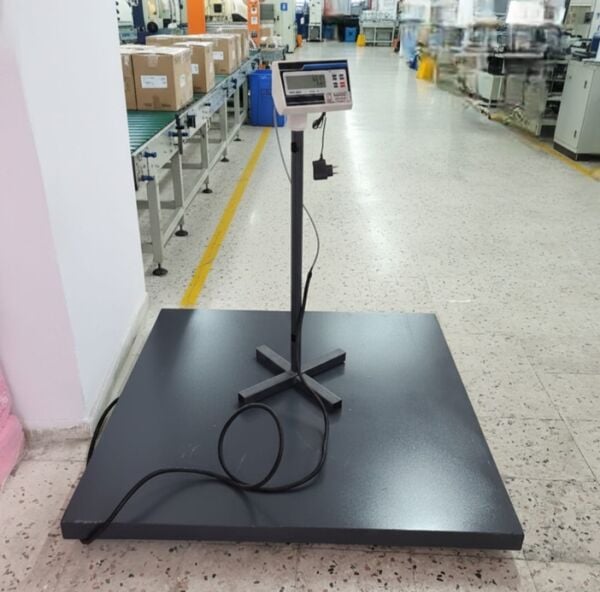 İmmax Düz Platform Baskül 120x120 cm 2 ton Şarjlı