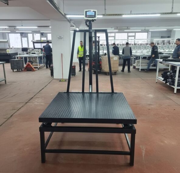 Sehpalı İmmax Kantar 4 Hücreli 1500 Kg 100x100 Cm Özel Üretim