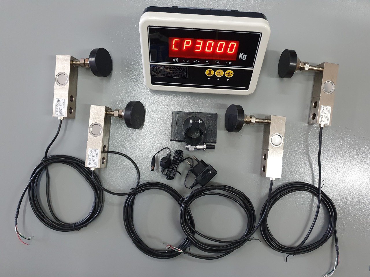 4 Adet Yük Hücresi + Yerli İndikatör Seti