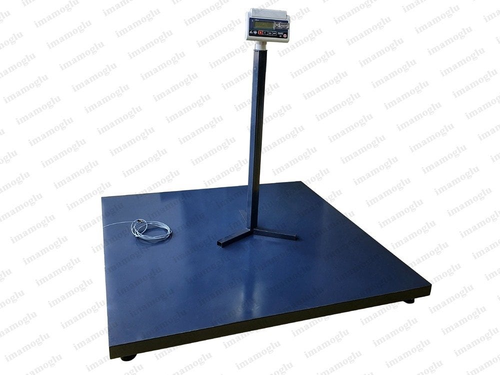 İmmax Düz Platform Baskül 150x150 cm 2 ton Şarjlı