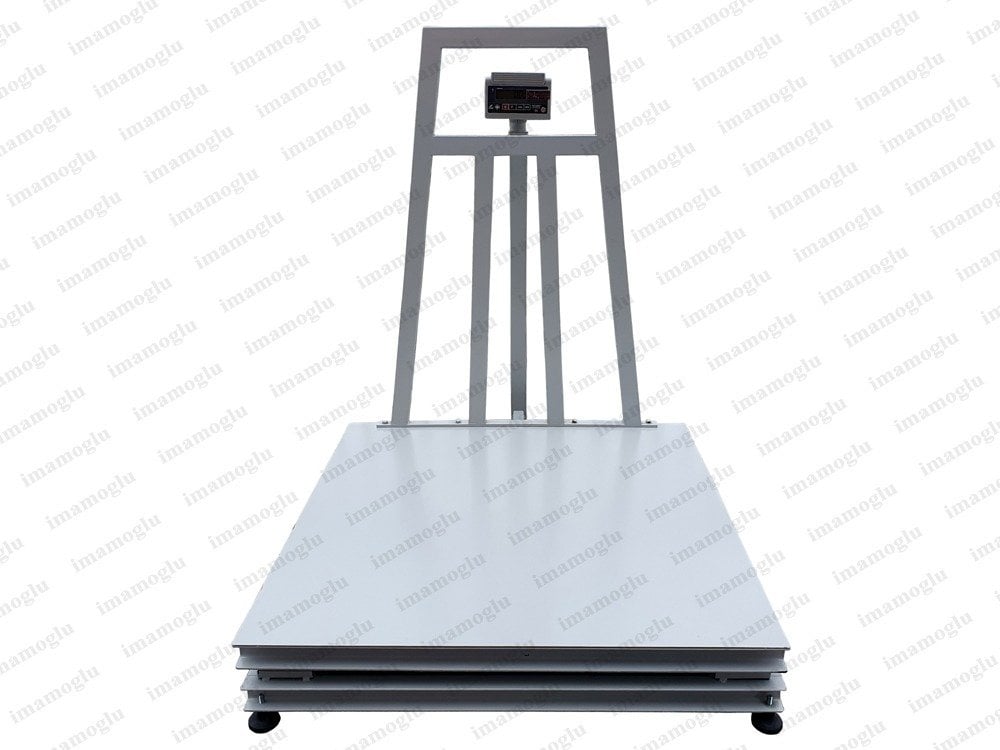 Çift Şase Darbeli Baskül 3 Ton 100x120 Cm Özel Üretim