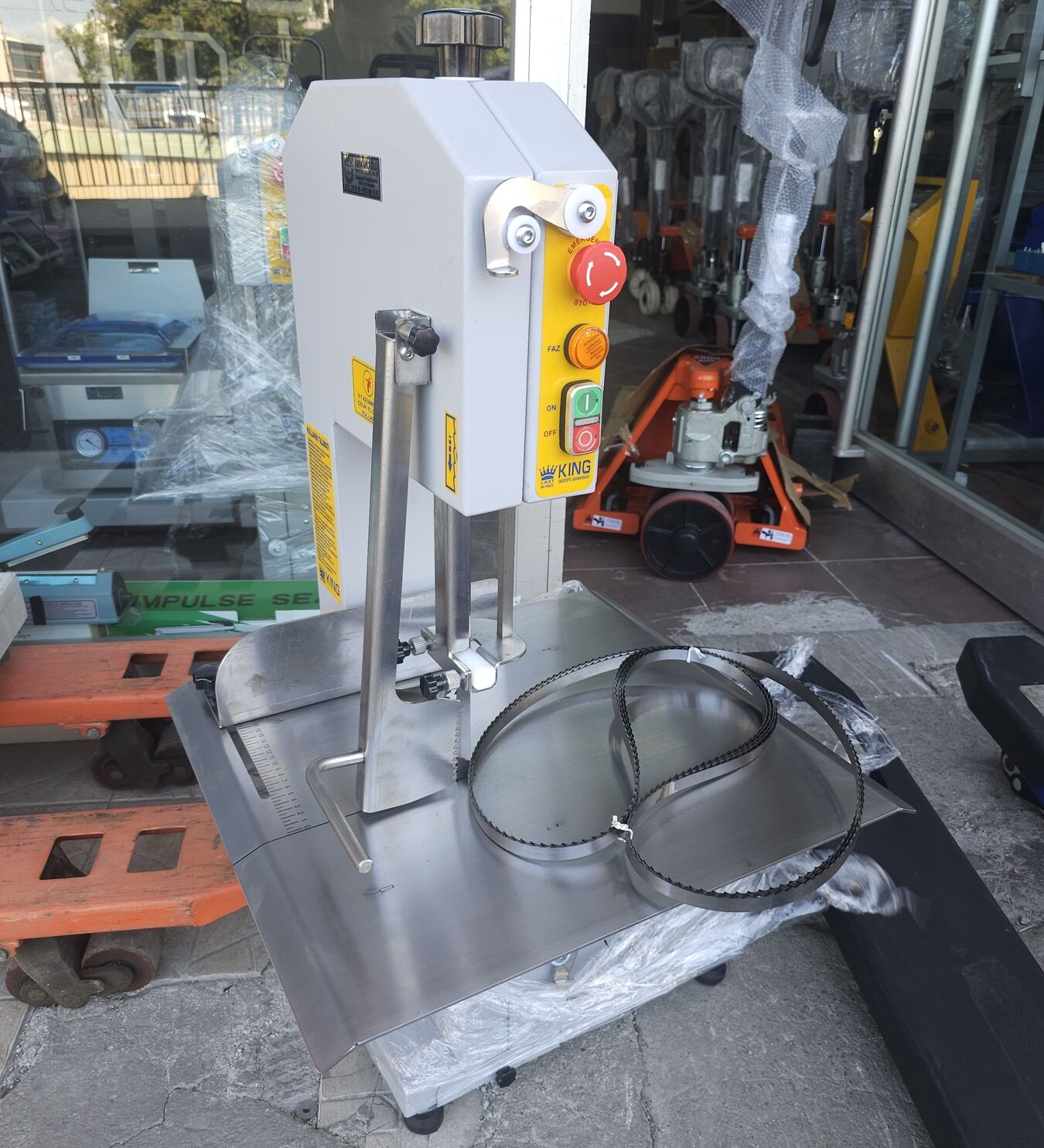 KİNG Et Kemik Kesme Testeresi 2 Hp 220 Volt