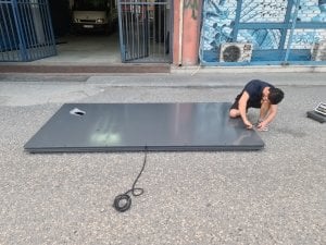 Düz Platform Kantar 120x250 Cm 3 Ton Şarjlı 4 Hücreli