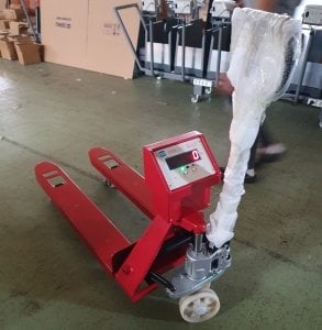 Transpalet Baskül - 2 Ton Döküm Pompalı