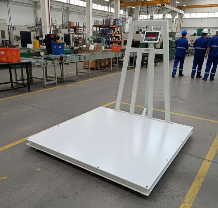 İmmax Dayama Siperli Ağır Hizmet Baskülü 3 Ton 150x150 Cm Özel Üretim