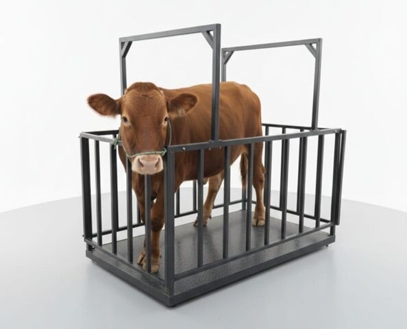 Canlı Hayvan Baskülü Çemberli 100X200 CM 3 Ton