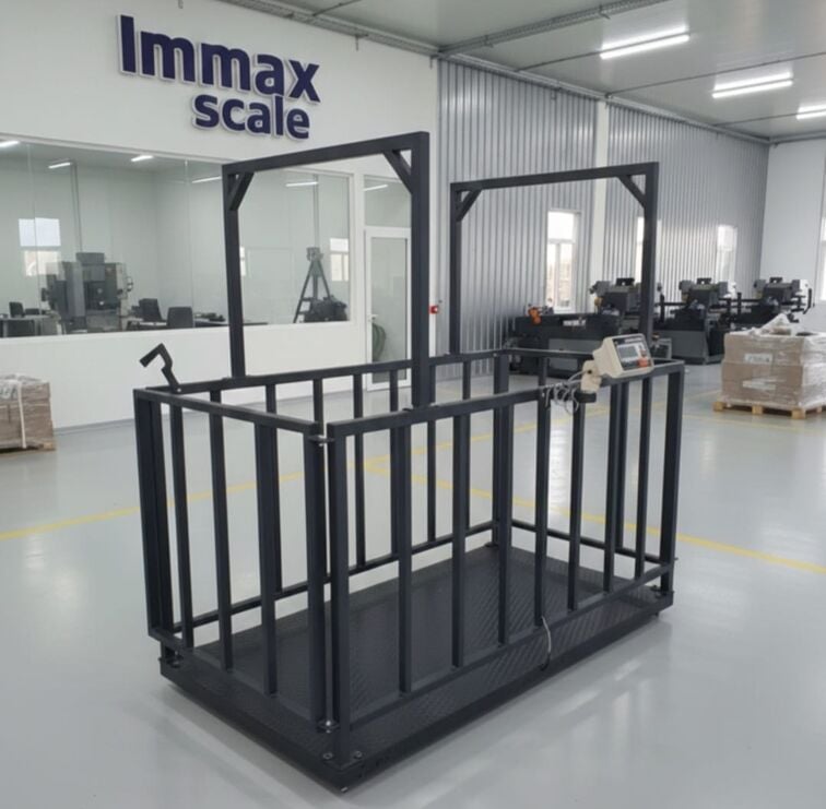 Canlı Hayvan Baskülü Çemberli 100X200 CM 3 Ton