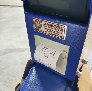 Neck Fiş Yazıcılı Transpalet Baskül - 3 Ton Döküm Pompalı