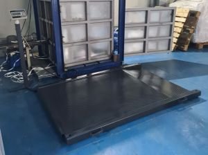 Kendinden Tek Rampalı Platform Baskül 110x150 cm 3 Ton Şarjlı