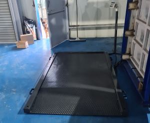 Kendinden Tek Rampalı Platform Baskül 110x150 cm 3 Ton Şarjlı
