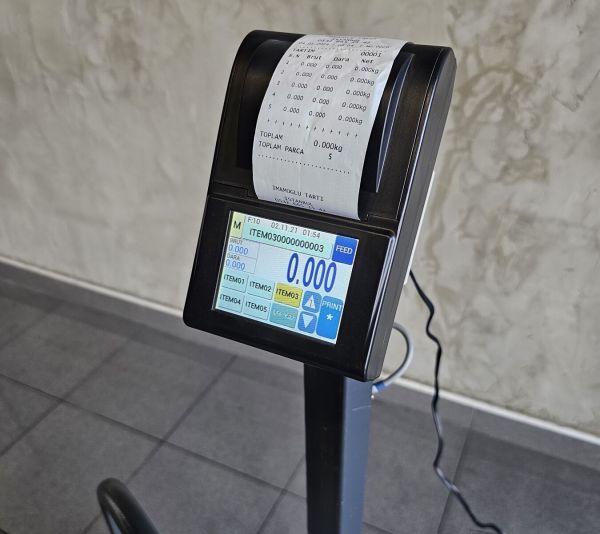 İmmax Yazıcılı Baskül 80x90 cm  600 kg