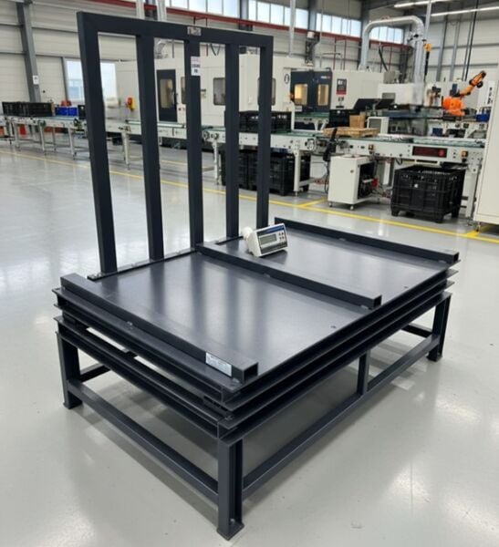 İmmax Demirci Baskülü 150X150 cm 3 Ton Çift Şase Özel İmalat