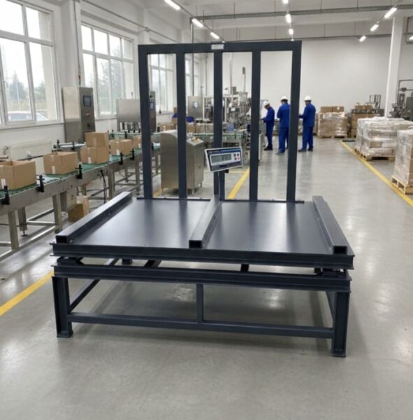 İmmax Demirci Baskülü 150X150 cm 3 Ton Çift Şase Özel İmalat