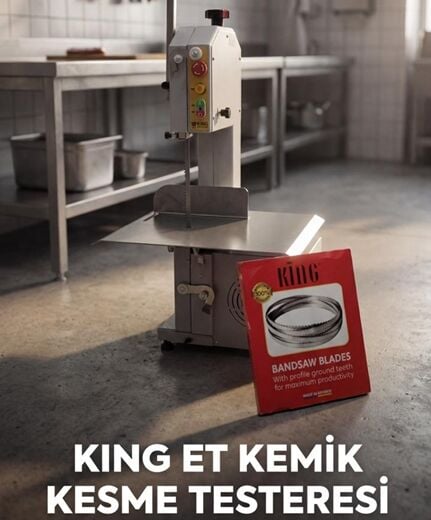 KİNG Et Kemik Kesme Testeresi 1.5 Hp 380 Volt