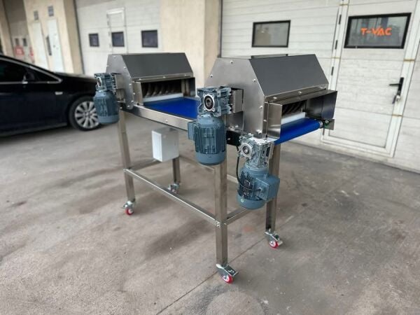 Sıcak Et Doğrama Makinesi Çift Kafa 380 Volt