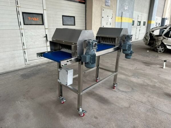 Sıcak Et Doğrama Makinesi Çift Kafa 380 Volt